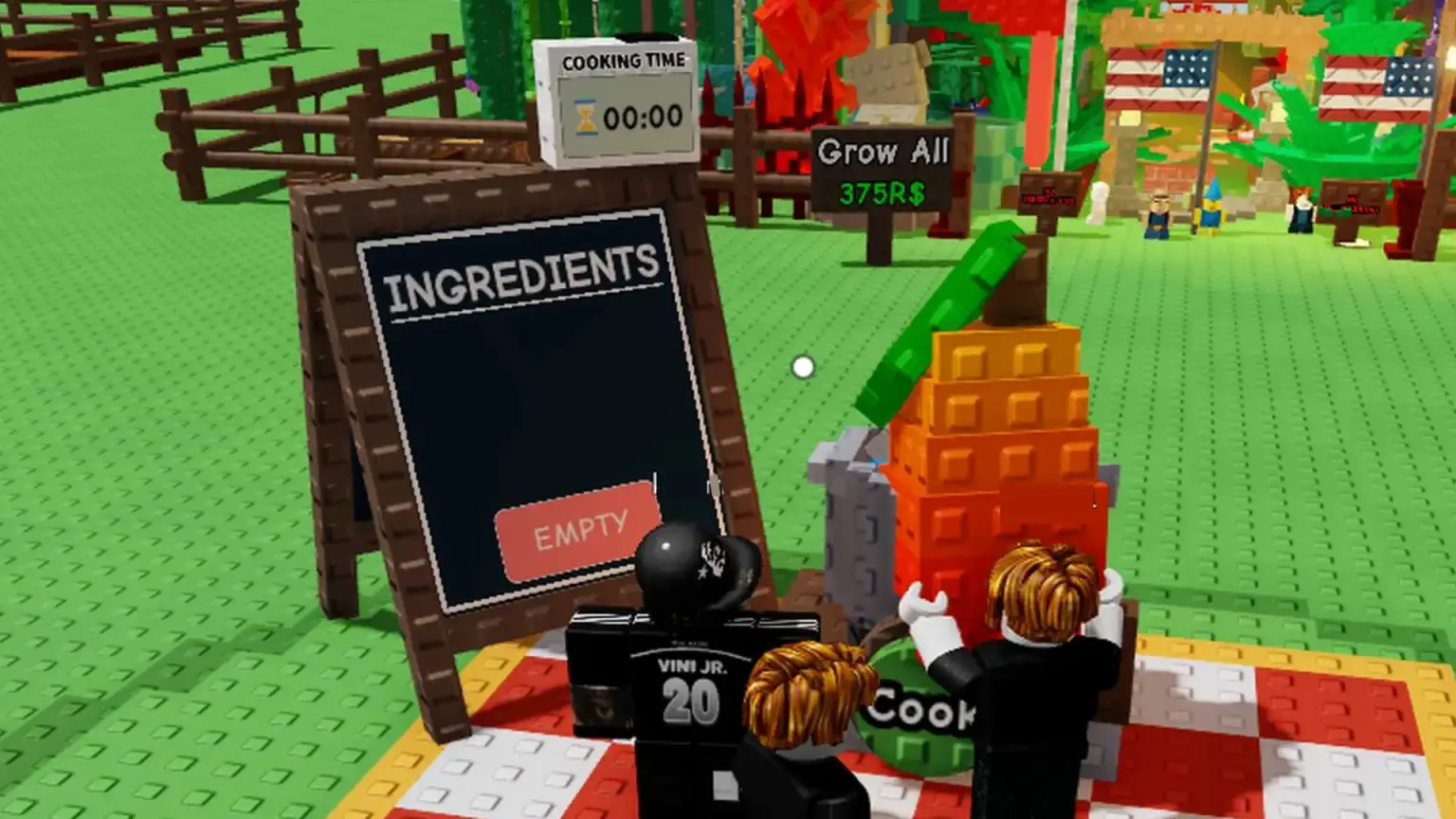 Grow a Garden Resep Makanan