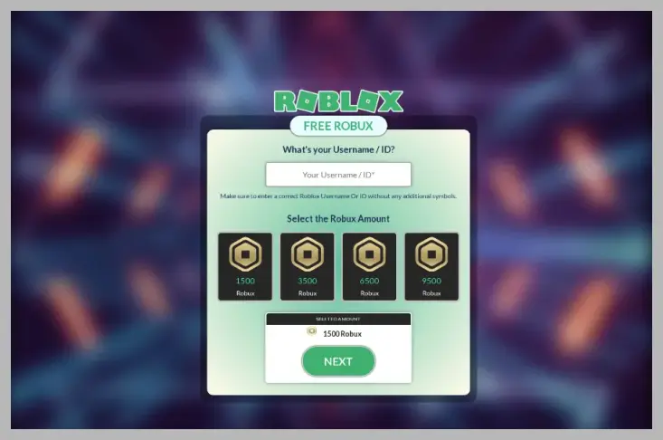 Scam atau Penipuan Robux Gratis di Roblox
