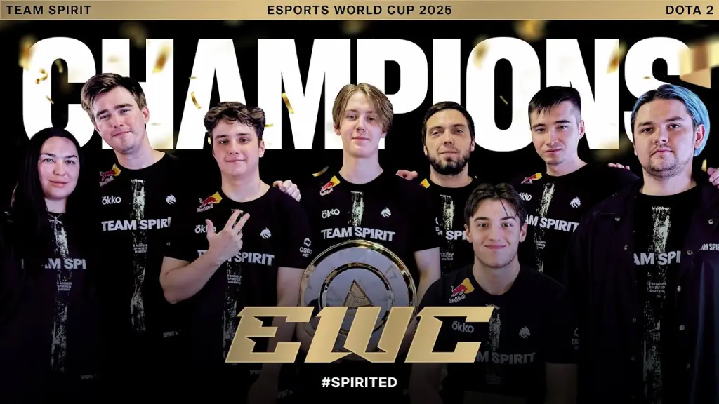 Kemenangan EWC 2025 Team Spirit Dota 2