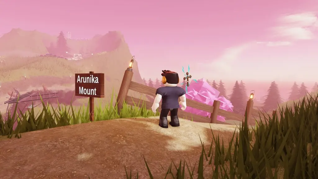 Map Gunung Roblox dengan Fitur Gendong Gunung Arunika
