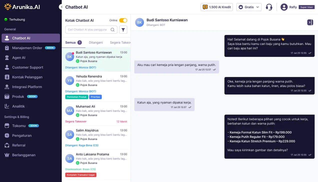 Fungsi Chatbot WhatsApp untuk Bisnis