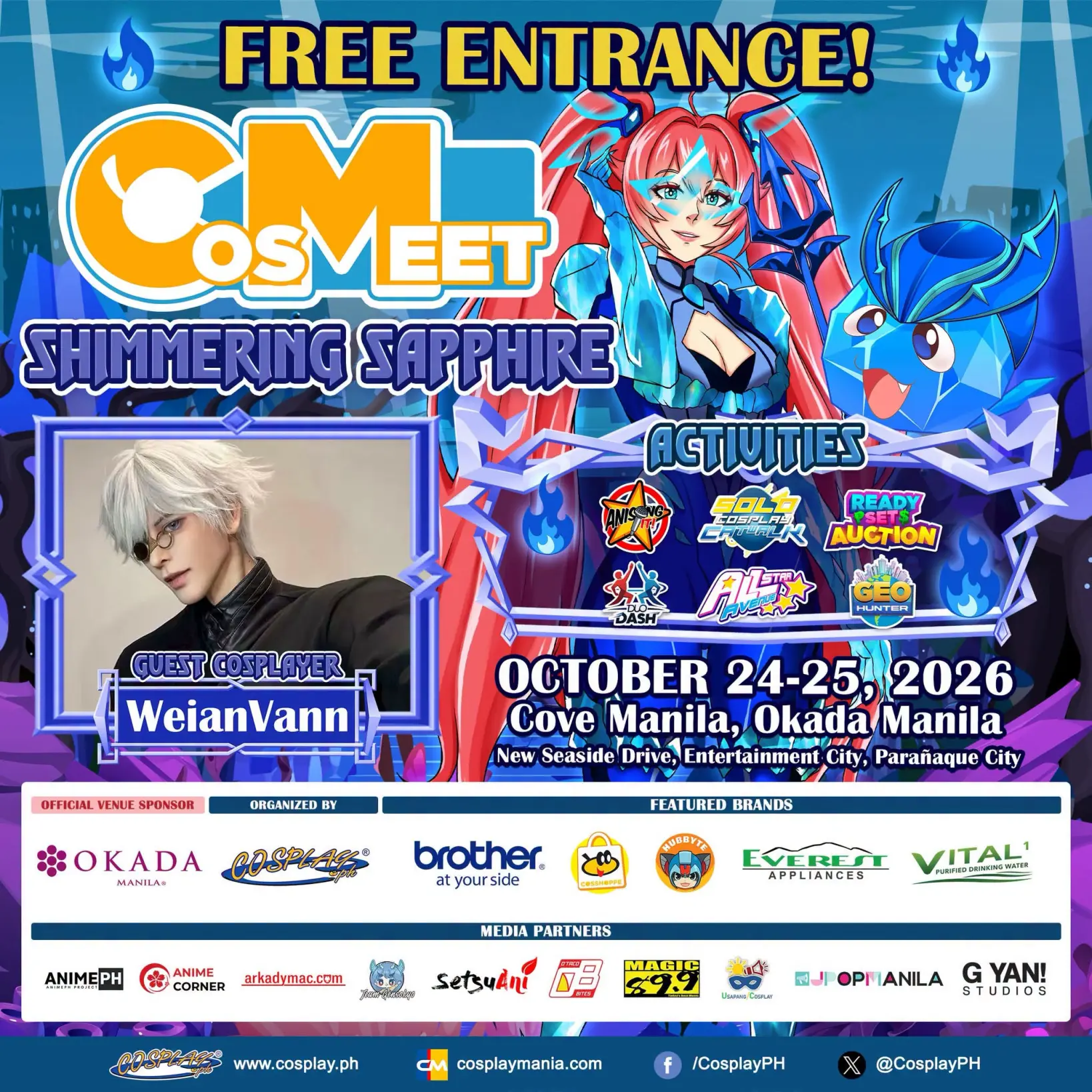 Tema Shimmering Sapphire dan Lokasi Acara